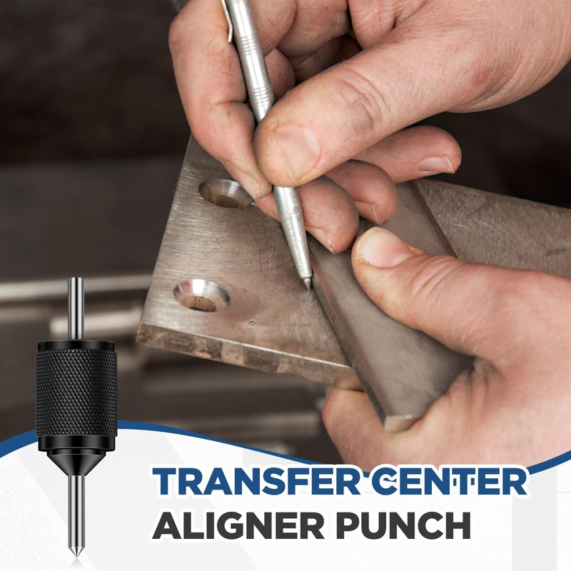 Blosssound Universal Transfer Punch Center Aligner Punch Metal Hardened Pin
