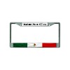 DIGIART MEXICO MEXICAN FLAG Chrome Metal Car License Plate Frame