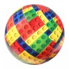 New-Bounce Bouncy Balls for Kids - Brick Print Playground Balls