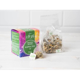 Since 1836 - Ayurvedischer Kräutertee Kapha - Ingwer, Eukalyptusblätter & Kurkuma* - 15 pyramidenförmige Beutel