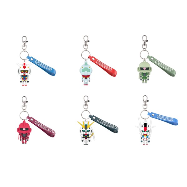 Bandai Spirits Mascot Key Chain, 3D Rubber Mascot Key Chain,