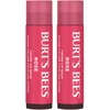 Bálsamo labial tintado natural Burt's Bees, Rosa, 2 unidades