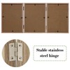 TOFOREVO 4x6 3 Picture Frame Triple Wooden Three Hinged Photo