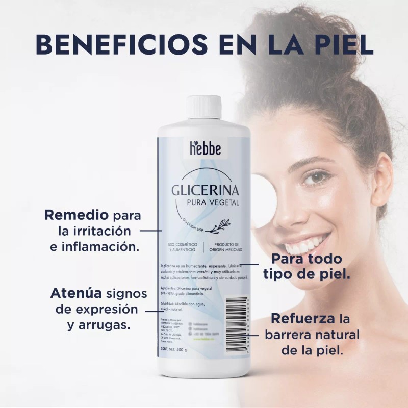 HEBBE COSMETICS UAL16 EMH23 ETD2 1VTL1 HDS6 Glicerina Vegetal Usp