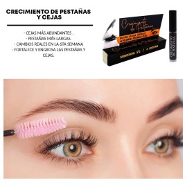 Suero Crecimiento Pestañas Y Cejas Para Mujeres Alargador