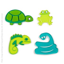 Design Ideas Gelgems Window Clings, Land & Lake Creatures, Small Bag