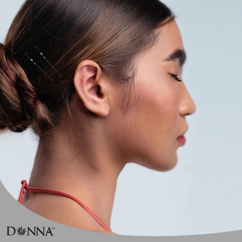 Donna 2-Inch Bobby Pins for Women - 300PCS Black Hair