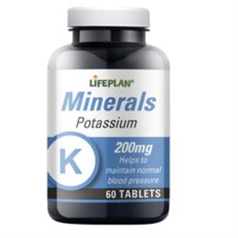 Lifeplan Potassium 300mg 60 Tablets