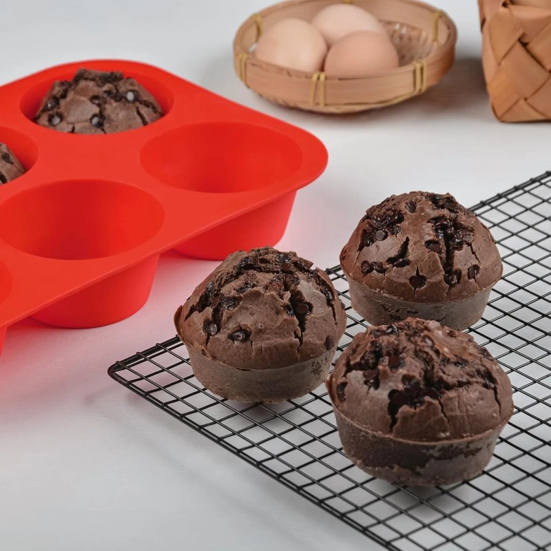 Unbranded Jumbo Muffin Pan, 3.5 Inch Large Muffin Pan 6