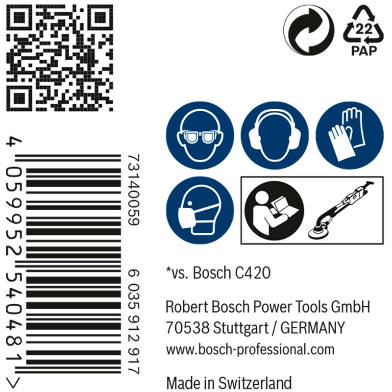 Bosch 25x EXPERT M480 Sanding Net (for Drywall, Hardwood, Ø