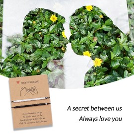 Matching Bracelets for Couples Best Friend Friendship Bracelets Set for 2 Boyfriend Girlfriend Birthday Gifts for Mother Daughter Bracelets Christmas Gifts for Husband And Wife Bracelets for Gf Bf