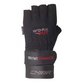Chiba Wristguard II Men's Gloves Black black Size:XS