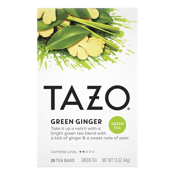 Tazo Green Ginger Tea Bags Green Tea 20ct
