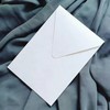 50pcs 5X7Inch Vertical Wedding Invitation Envelope 136x195mm V-Flap 250g Pearl