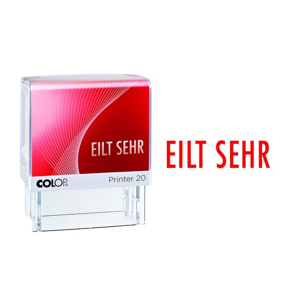 COLOP 152223 Printer 20 Text Stamp with Text Eilt Very