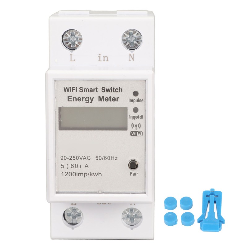 WiFi Electricity Meter LCD Display Watt Hour Meter APP Control