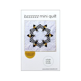 Whole Circle Studio Bzzzzzz Mini Quilt Ptrn, Twin