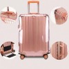Luggage Cover,Clear PVC Travel Suitcase Cover Protectors,H HOME-MART Luggage Covers