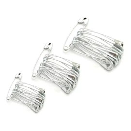 Komerco 180 Seguros Para Ropa Broche Seguridad Bisutería 3 Tamaños