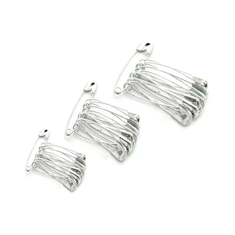 Komerco 180 Seguros Para Ropa Broche Seguridad Bisutería 3 Tamaños