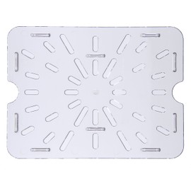 Carlisle FoodService Products 1023507 StorPlus Half Size Polycarbonate Drain Shelf, Clear