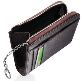 NEESE Card Case, Coin Case, Coin Purse, Fragment Case, Wallet, Pass Case, Commuter Pass Case, dark brown