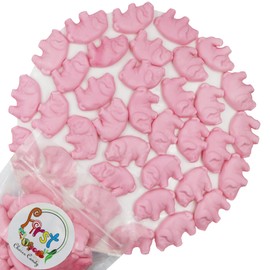 FirstChoiceCandy Pink Piglets, Pigs Gummy Candy (Raspberry Giant Pigs, 2 Pound)