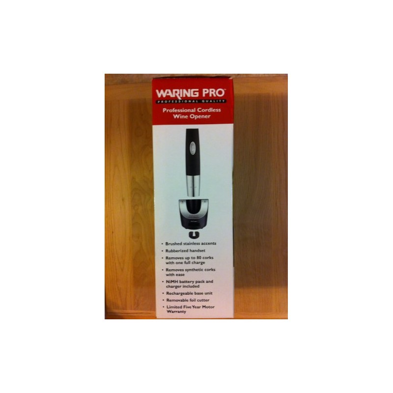 Waring Pro Cordless Wine Opener