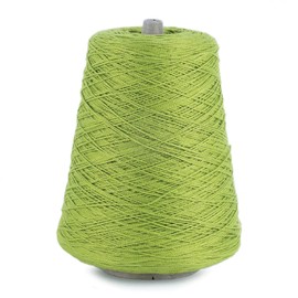5/2 Perle Mercerized Cotton Weaving Yarn by Silk City Fibers, Chartreuse