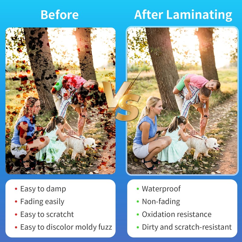 Clear Thermal Laminating Pouches – 9 x 11.5 Inch, 5