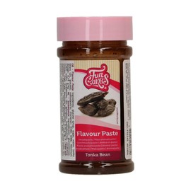 FunCakes Pasta Aromatizzante Fava Tonka: Aroma Alimentare, Gusto Intenso, Ottima per Decorare Torte, Ottimale per Impasti e Farciture, 100 g