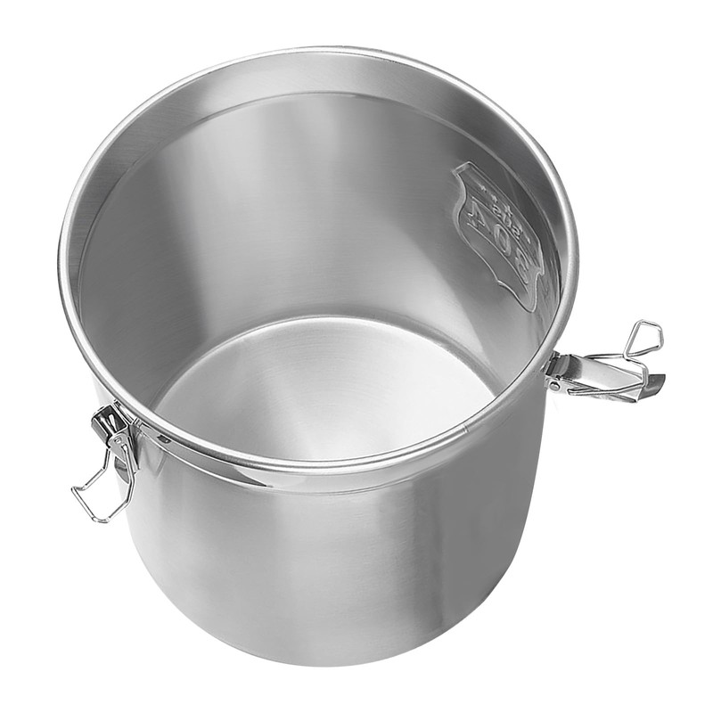 DYNAMI 304 Stainless Steel Containers With Lid,202oz Airtight Flour Container