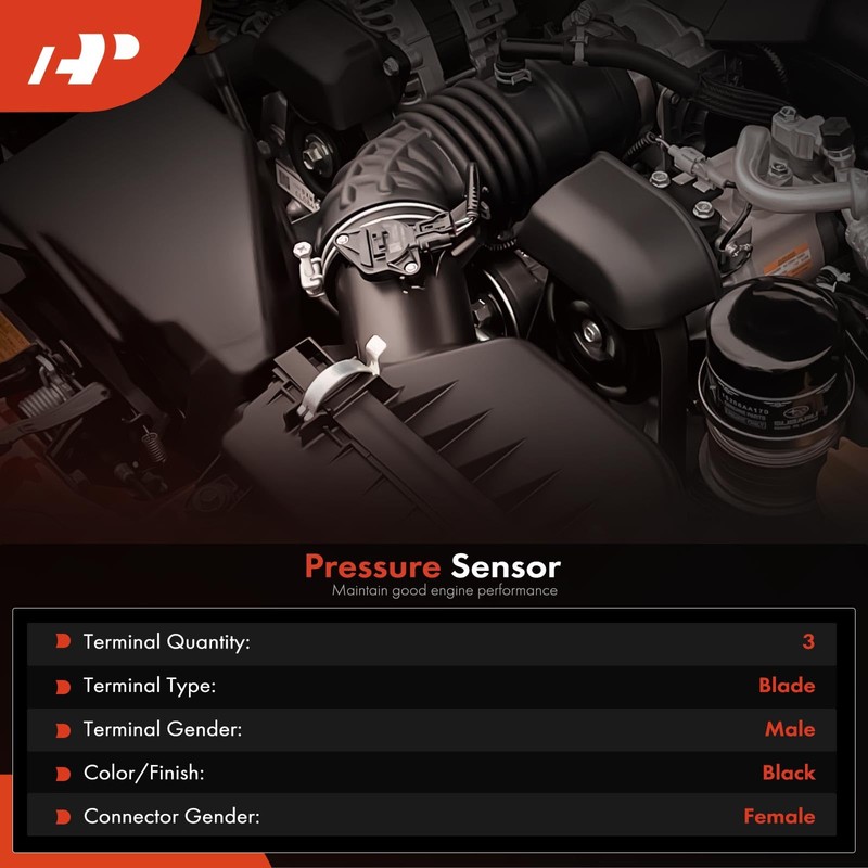 A-Premium Manifold Pressure MAP Sensor [3 Pins] Compatible with Kawasaki