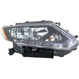 Perfect Fit For 2014 2015 2016 Nissan Rogue Headlight  S SL SV Models Right With Bulb