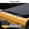 Hoolcar Front Top Sunshade Mesh Bikini Top Roof Sun Shade-