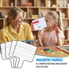 Seajan 9 Pcs Magnetic Paddle Set Education Dry Erase Double