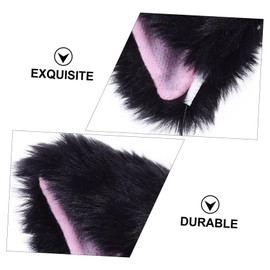 Gatuida Plush Animal Ears Headband for Comfortable Cosplay Hair Ornament for Parties Furry Design for Masquerade Prom and Costume Events