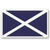 2 x 10cm/100mm Scotland Flag Window Cling Sticker Car Van