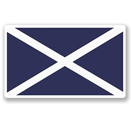 2 x 10cm/100mm Scotland Flag Window Cling Sticker Car Van Campervan Glass #5313