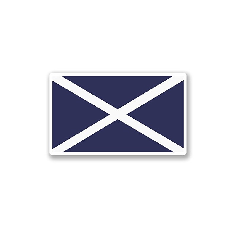 2 x 10cm/100mm Scotland Flag Window Cling Sticker Car Van
