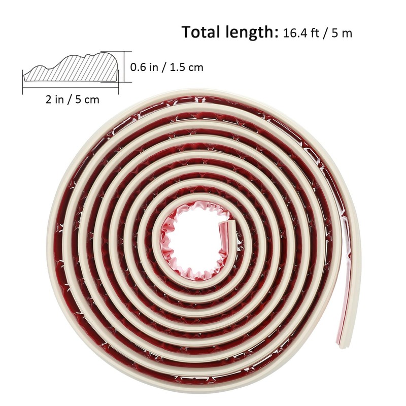 Moldura Autoadhesiva Para Pared 1 Rollo De 5m X 4.7cm