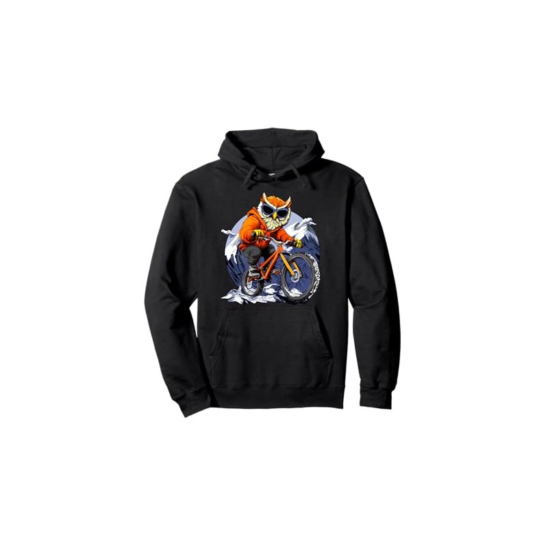 Bike Owls Pullover Hoodie