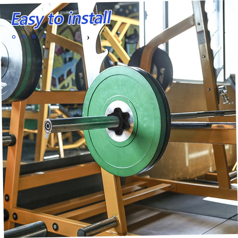 BESPORTBLE Barbell Nuts 8pcs Nut Weight Lifting Clips for Barbell