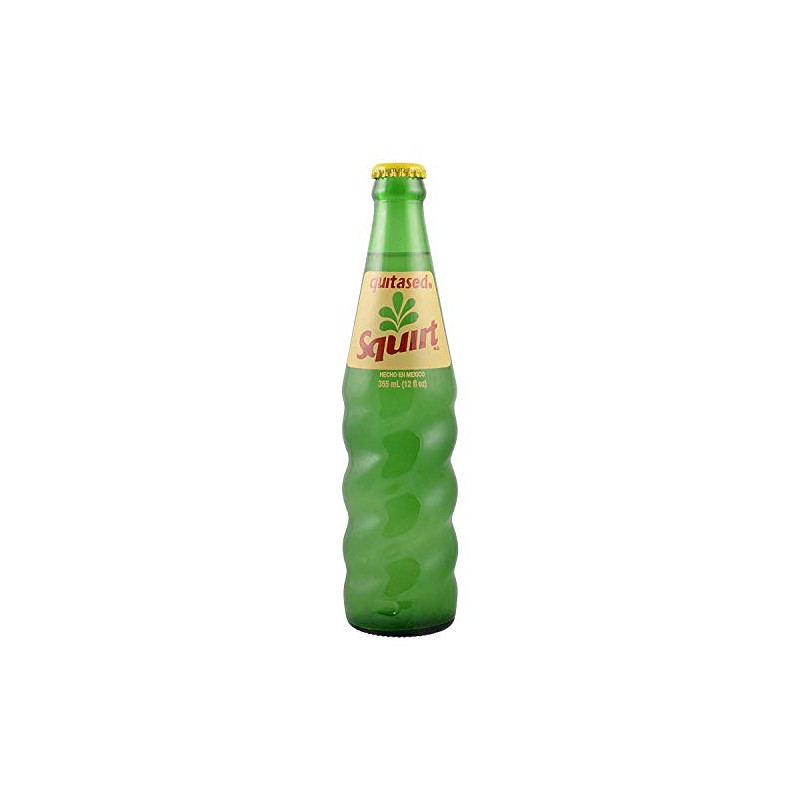 Squirt Citrus Soda, Caffeine-Free, Hecho En Mexico, Quitased, 12oz Bottle