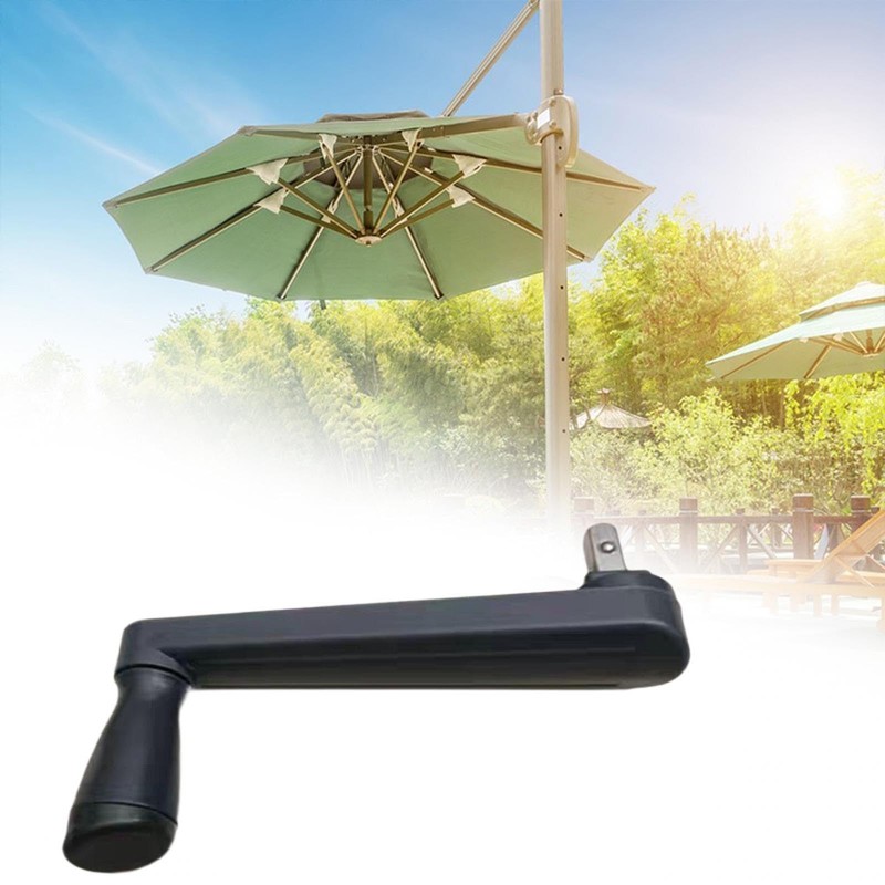 Fenteer Patio Umbrella Crank Handle Handle Arm Assembly, Detachable Handle,