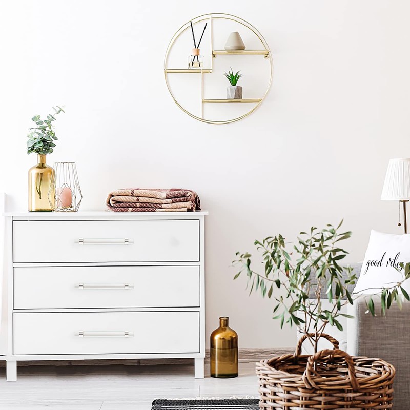 BonKuDoo 10 Pack Glass Drawer Pulls,Crystal Cabinet Handles Dresser Pulls(3-3/4