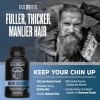 Zhou Iron Beard Suplemento Barba Biotina Multivitamínico 60 Cápsulas