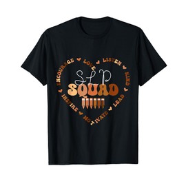 Afro African Black History Month SLP Squad School Heart T-Shirt