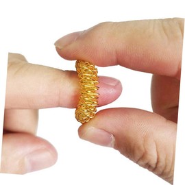 Healvian 36pcs Finger Massager Spiky Ring Fidget Toys Acupressure Ring Hand Stress Relief Toy for Add Autism