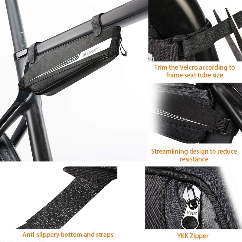 Roswheel Race Series 121444 Bike Frame Mounted Bag Bicycle Triangle